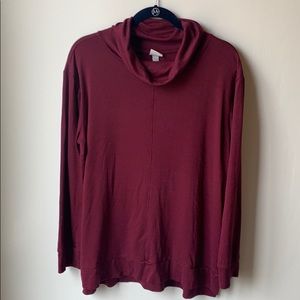 a new day long-sleeved tunic length top